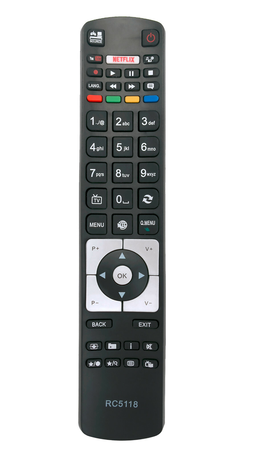 RC5118 RC5118F Remote Control for Hitachi Digihome Alba Polaroid Finlux