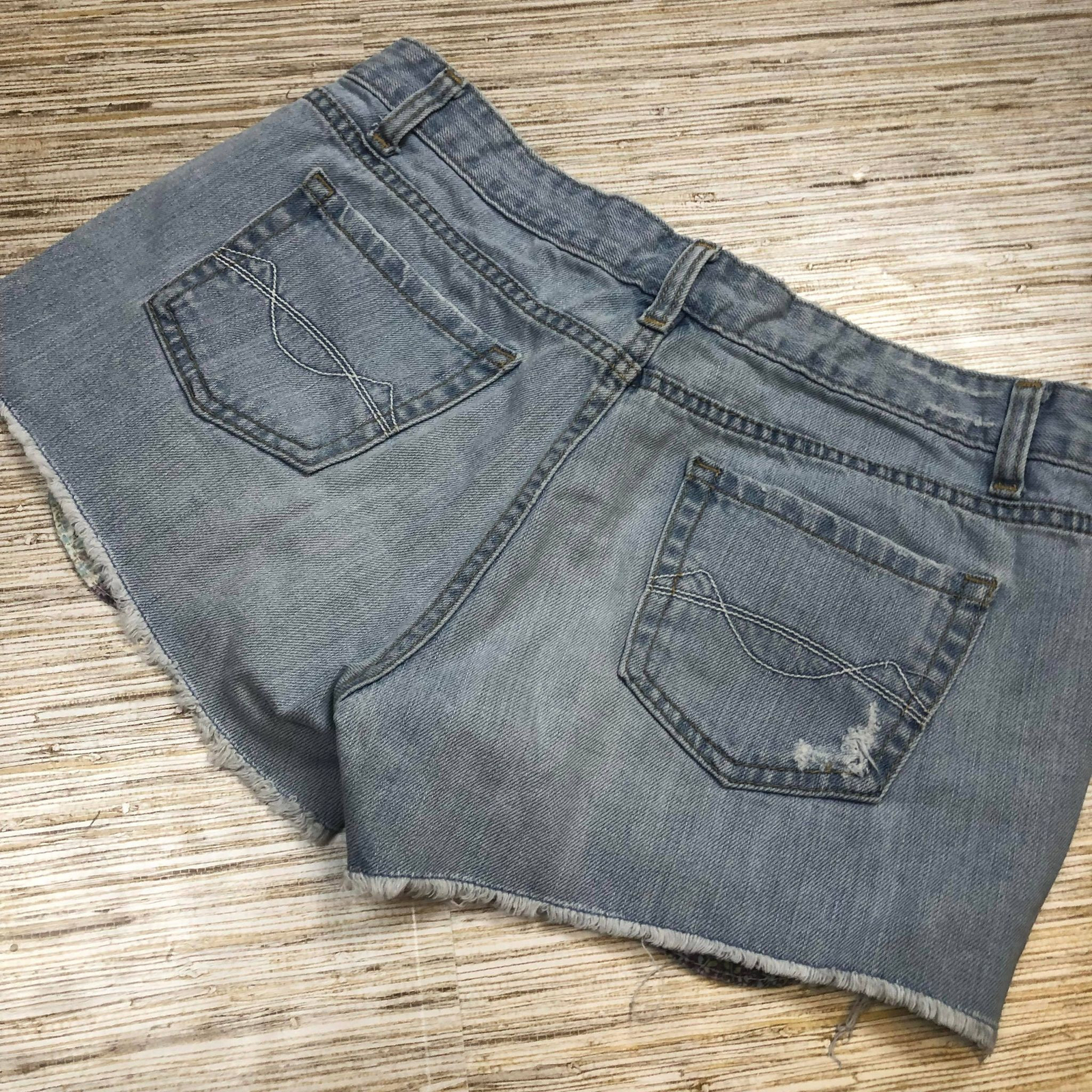 3275 Mossimo patchwork ripped distressed shorts L… - image 2