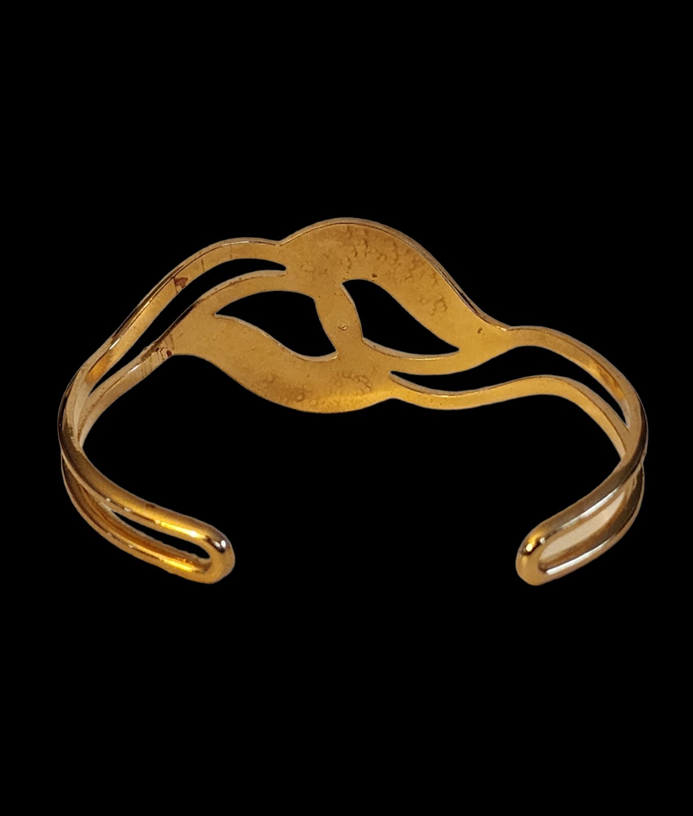 GREEN ENAMEL OPENWORK CUFF - image 5