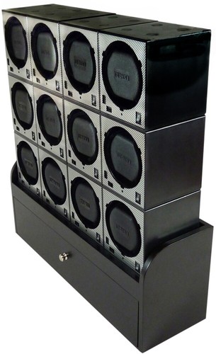 BOXY Brick Automatic Watch Winder System for 12 Watches+6-model:12B4-Brilliant! - Picture 3 of 9