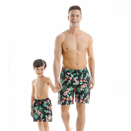 Unterwäsche Strandbekleidung Badeanzug Druck Bikini Eltern Kind Kinder Mutter Vater Mädchen Set - Bild 4 von 10