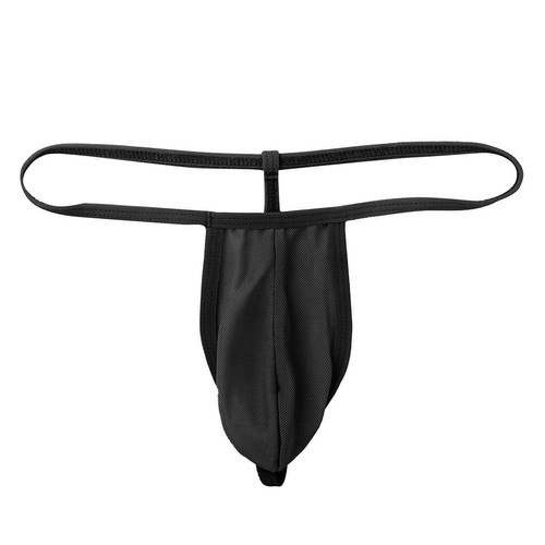 Ropa interior de cuero de PVC para hombre Pantalones cortos huecos - Imagen 39 de 43