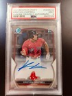 Kristian Campbell 2023 Bowman Chrome 1st RC Auto Rookie Autograph PSA 9 POP 96