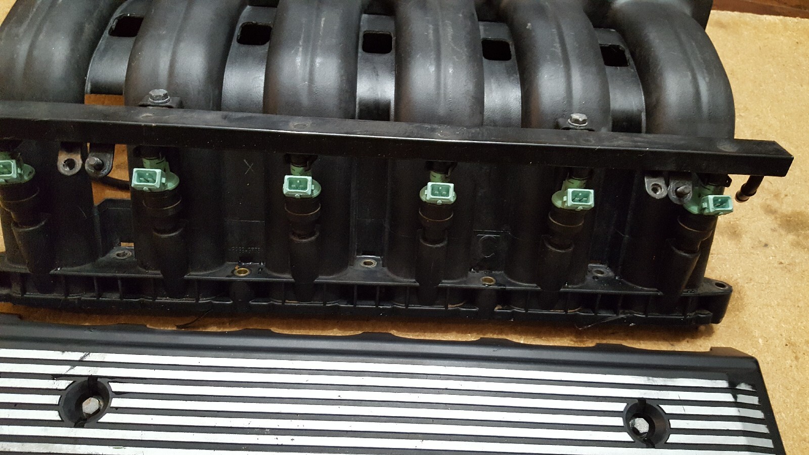 BMW+M50b25+Intake+Manifold+E34+E36+2.5+Fuel+Injectors+Wiring+Bosch+413
