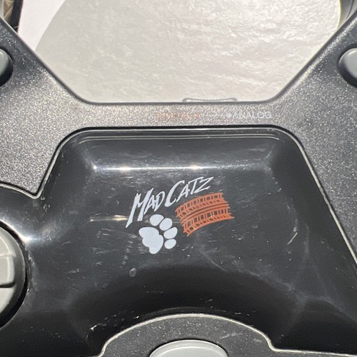 Mad Catz Analog Steering Wheel Foot Pedals Controller. For PS1/PS2/N64. Untested - Picture 8 of 13