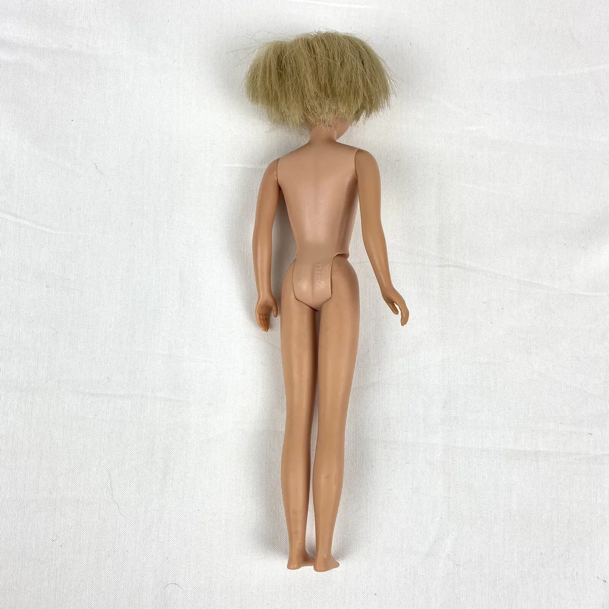 Buy the Vntg 1960s Mattel Barbie Skipper Doll Blonde Hair Straight Leg W/  Pnk Barbie Case