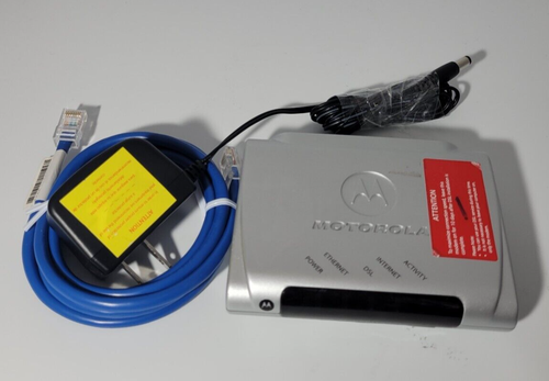 Motorola MSTATEA DSL modem With Power Supply