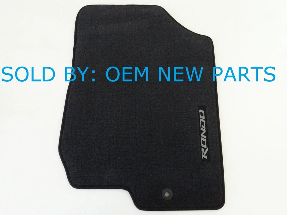 2009-2011 Kia Rondo Carpet Floor Mat Set 3 piece Set Black P8140-1D001WK Foto 4 de 4