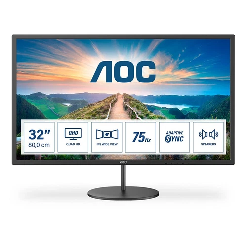 AOC V4 Q32V4 computer monitor 80 cm (31.5") 2560 x 1440 pixels 2K Ultra HD LED