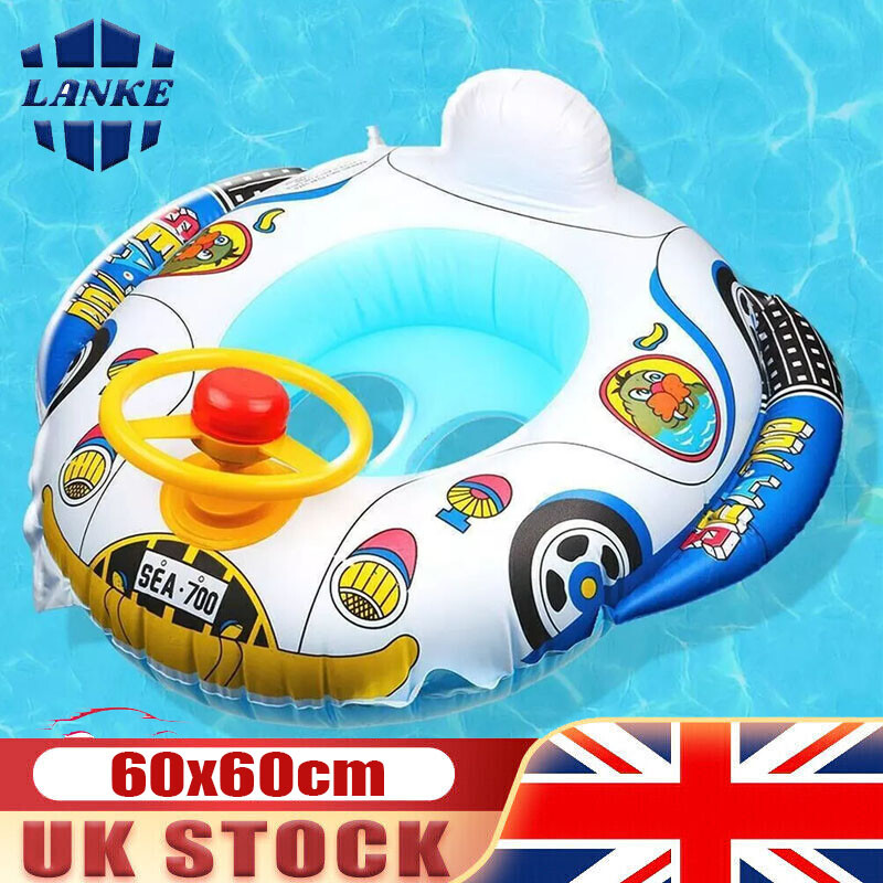 Anillo de natación inflable para bebé asiento flotador niño niño piscina de agua juguetes de ayuda para nadar Reino Unido