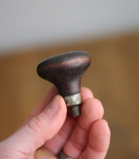 Vintage Wood Shift Knob Shifter Hot Rat Rod Motorcycle Car Accessory Antique
