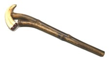 Vintage 1950  Unused Olwin Austria Parasol Umrella Walking Stick Cane Handle Mint
