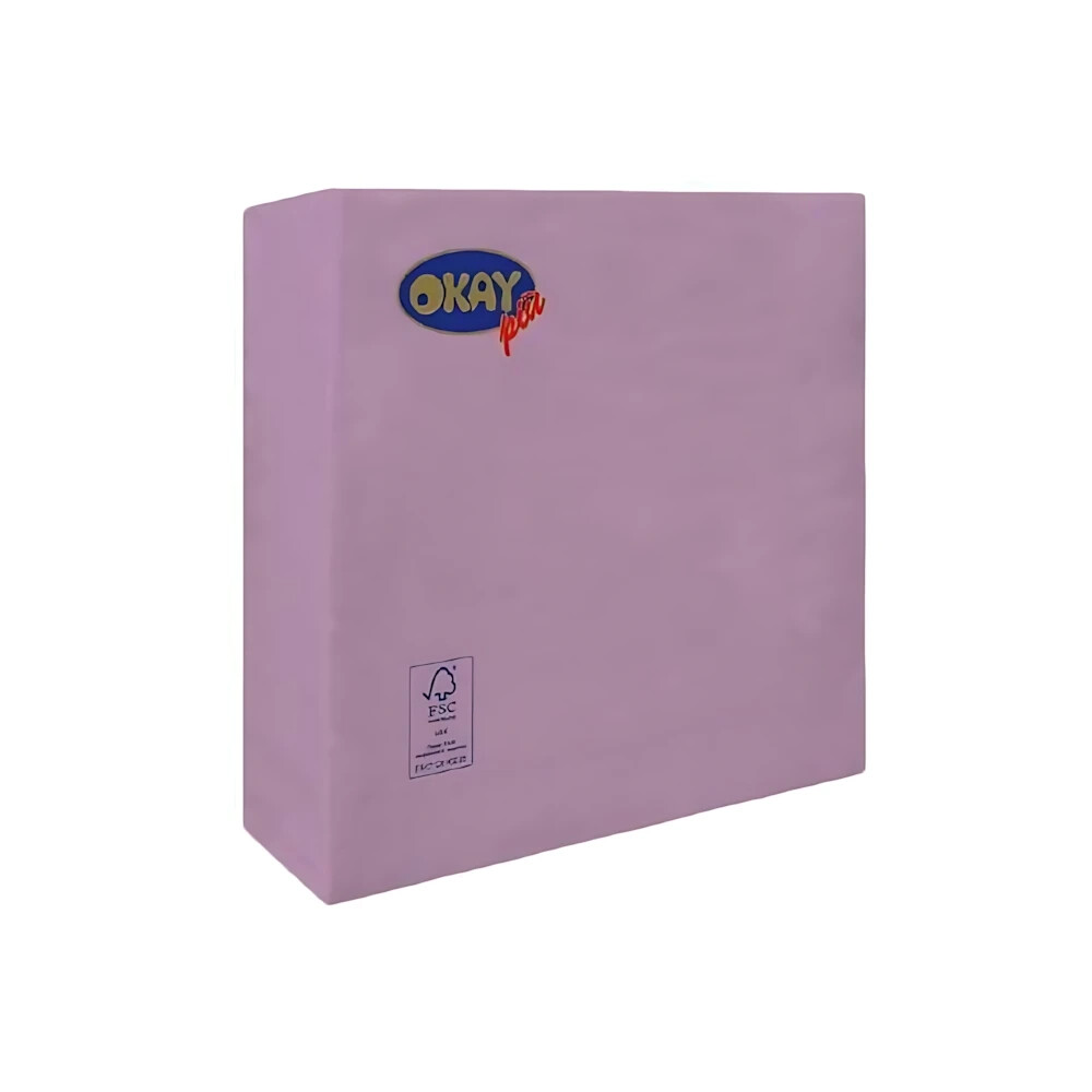 Tovaglioli Lilla 33x33cm 2 veli, 50pz.