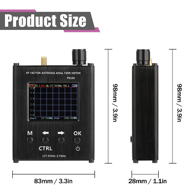 Portable Antenna Analyzer PS100 N1201SA PS100 N1201SA UV RF Vector ...
