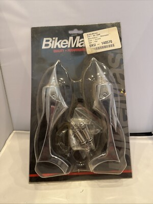 Bikemaster Sickle Mirrors Chrome Universal AS1L6