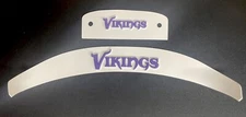 3D Bumpers - Vikings Speed Set For A Full Size Football Helmet