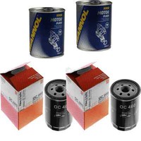 2X Original Mahle / Knecht ÖLfilter Oc 460 + 2X Sct Motor Flush MotorspüLung