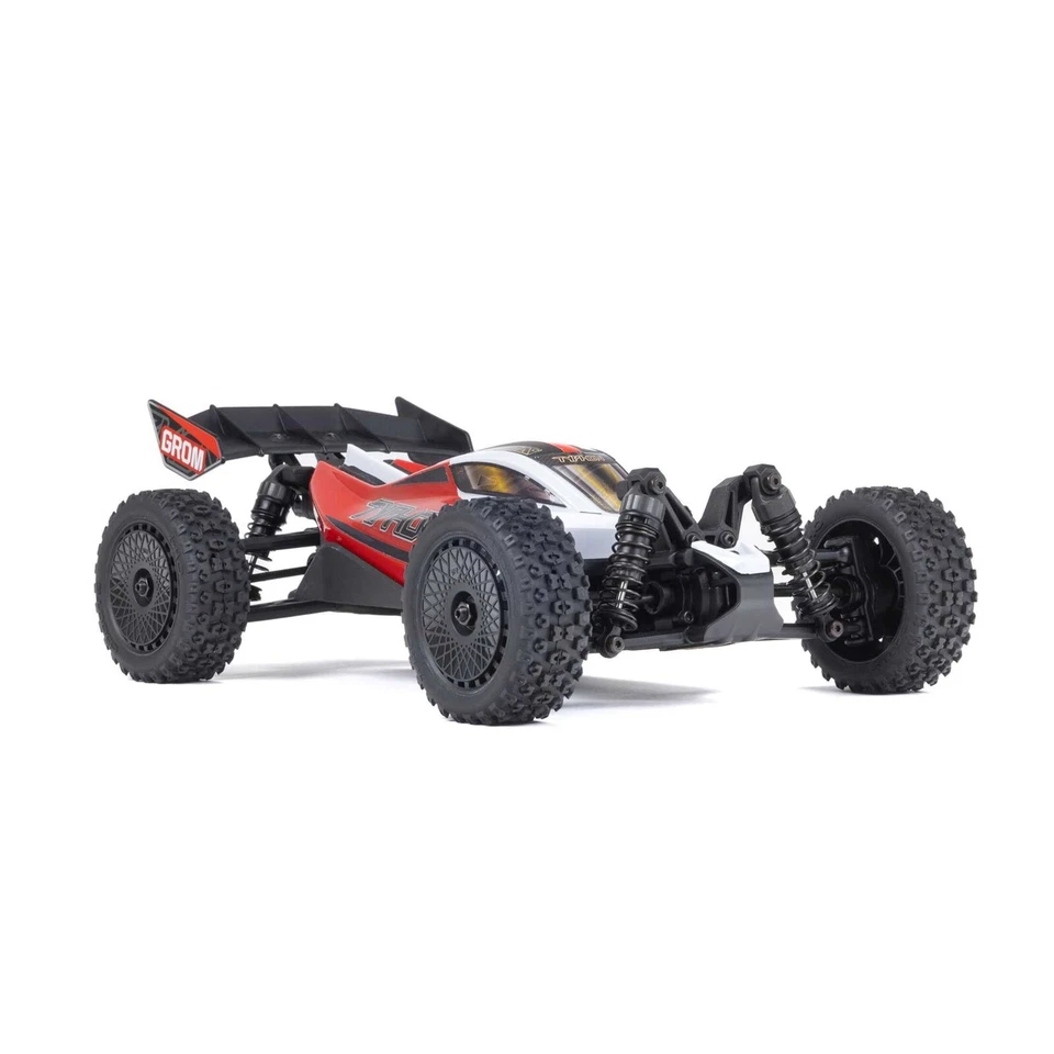 ARRMA RC Buggy TYPHON GROM MEGA RTR 1:18 mit Akku, Lader Rot - Bild 4 von 4