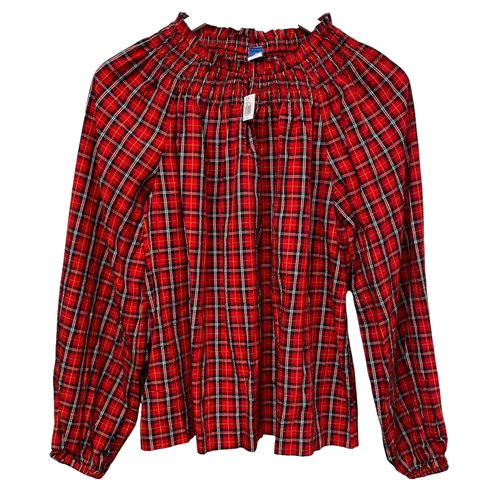 Camisas A cuadros Poliéster Old Navy para Mujeres