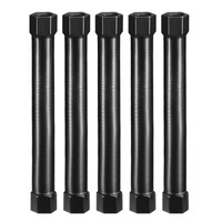 5 X Sechskant-Abstandshalter Aus Aluminium, M3 X 55 Mm, Schwarz