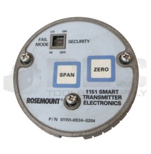 ROSEMOUNT 01151-0934-0204 1151 SMART TRANSMITTER
