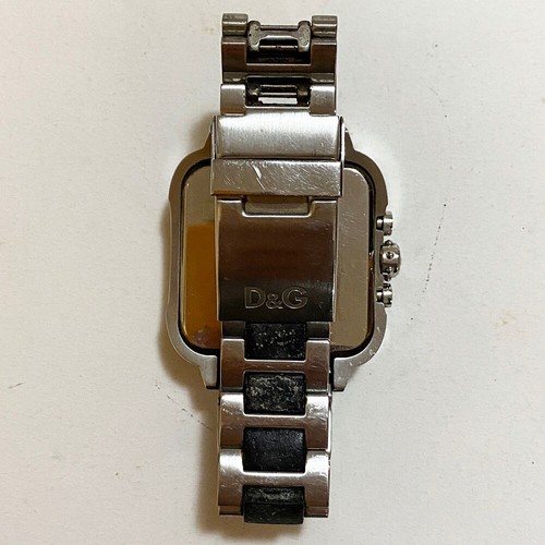 D&G Dolce & Gabbana Time Licensed Chrono DW0247 Orologio Acciaio Inox Raro Lusso - Foto 6 di 12