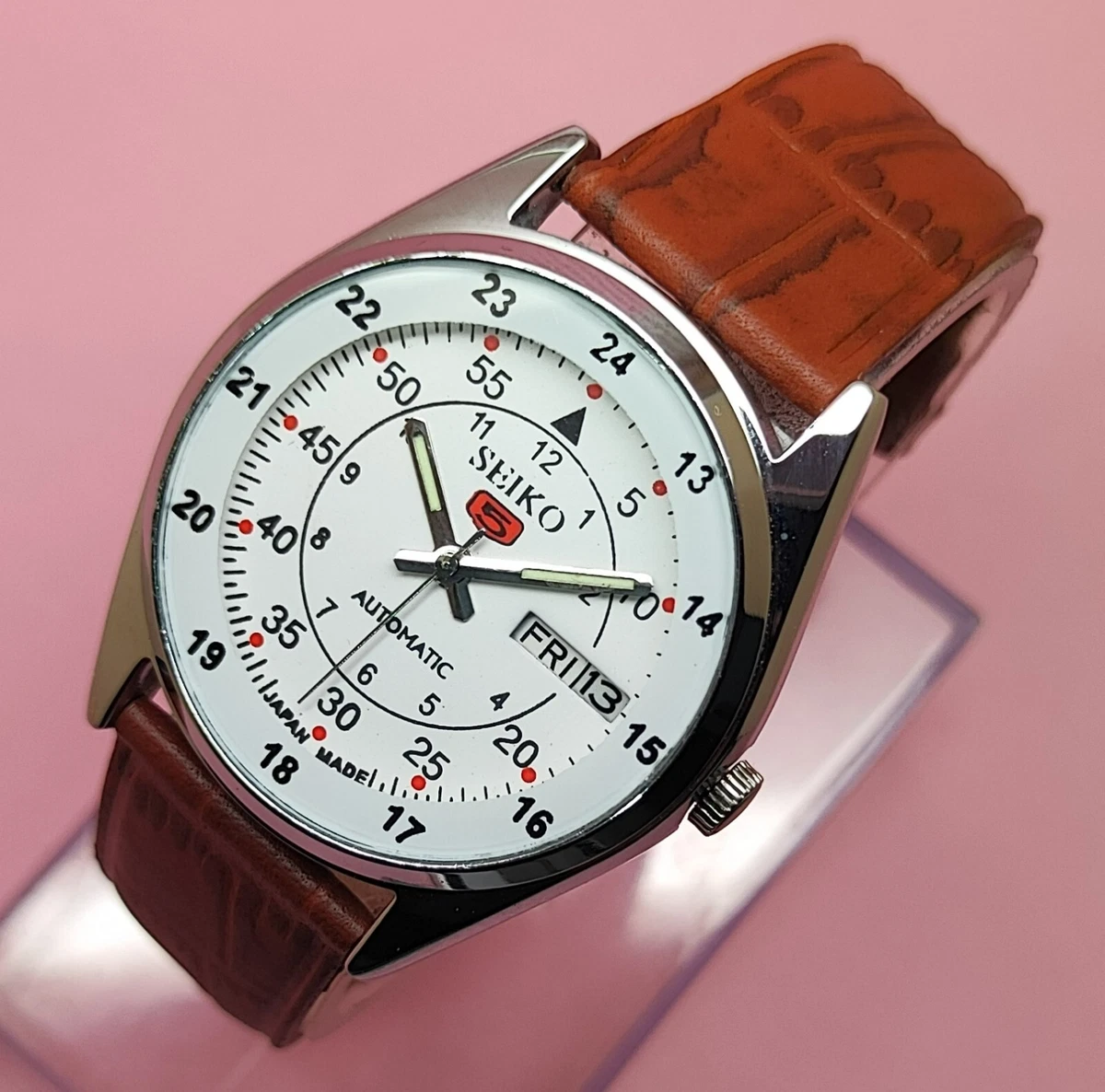 Seiko esfera blanca hot sale