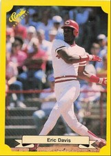 1987 Classic Update Yellow Eric Davis Cincinnati Reds #102