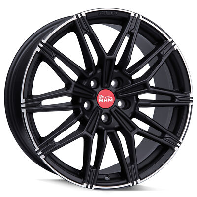 19 Zoll MAM B3N Matt Black ET30 Alufelgen für Audi A5 S5 B9 Typ B8, B81 Neu