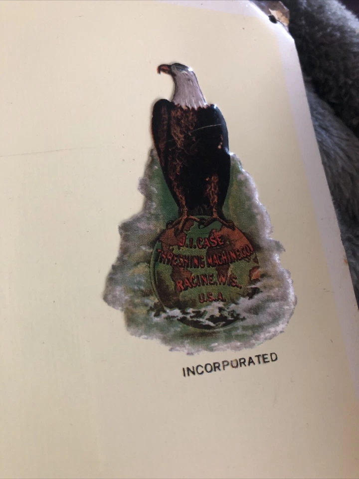 Letrero de metal Case Engine y Tender-AAA Sign Co. Lata vintage Foto 3 de 4