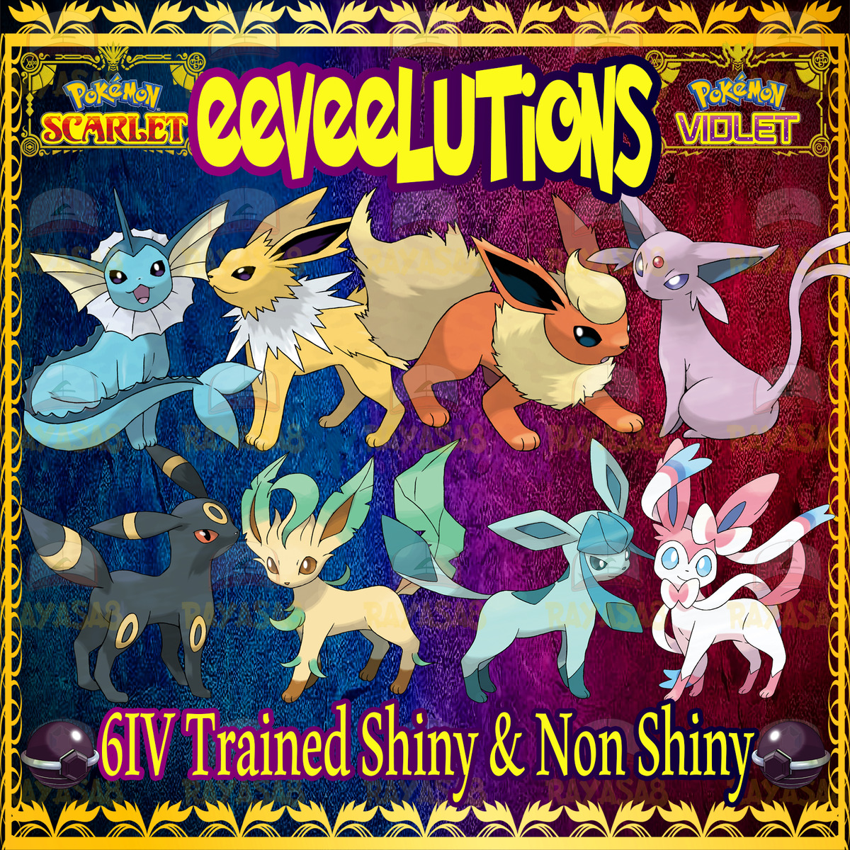 Pokemon Scarlet & Violet - How to Evolve Eevee into ALL 8 Eeveelutions 