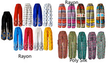 Deal 15pc Boho Harem Pants Indian Casual Regular Gypsy Yoga Hippie Dance Pants