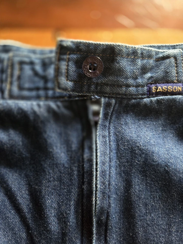 Falda vaquera vintage Sasson talla 8  Foto 3 de 4