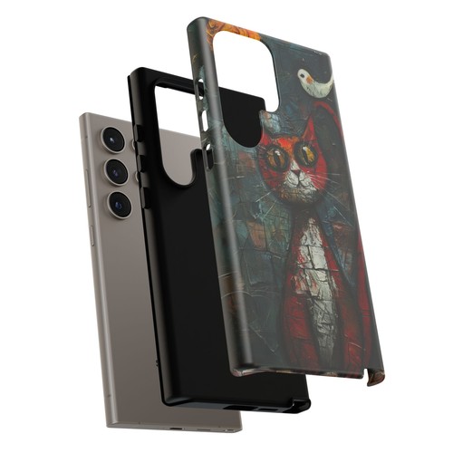 Cat Abstract Painting - Phone Ink Cover Case for iPhone, Galaxy, Pixel - 第 221/281 張圖片