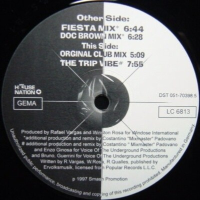 Fulano De Tal Mamacita Vinyl Single 12inch House Nation