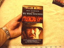 We Were Soldiers VHS Tape, Mel Gibson.