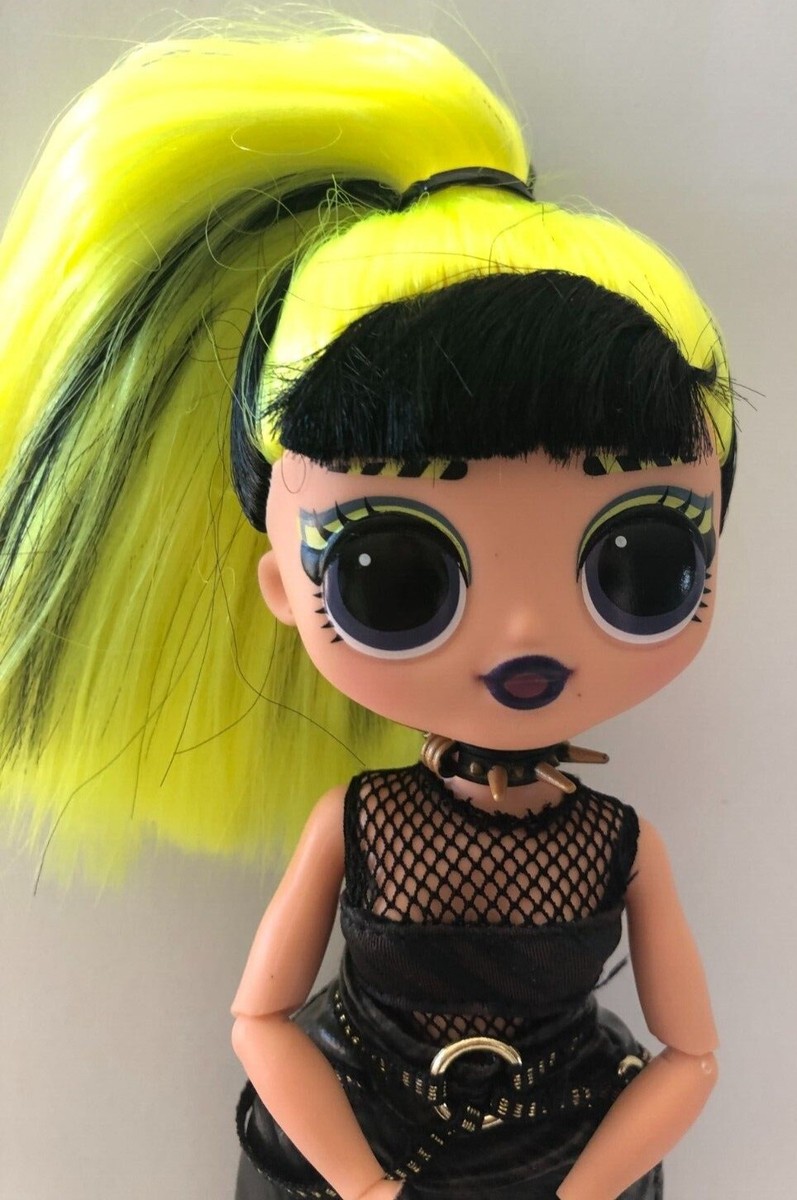 LOL Surprise OMG Remix Rock Bhad Gurl Fashion Doll with Green Hair