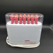 Conair Hot Sticks Hair Curling Hairsetter HS18W 14 Curlers Set b5
