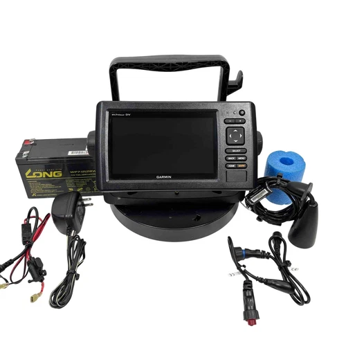Garmin echoMAP CHIRP 73DV Fish Finder - Advanced Sonar + LakeVü HD Maps
