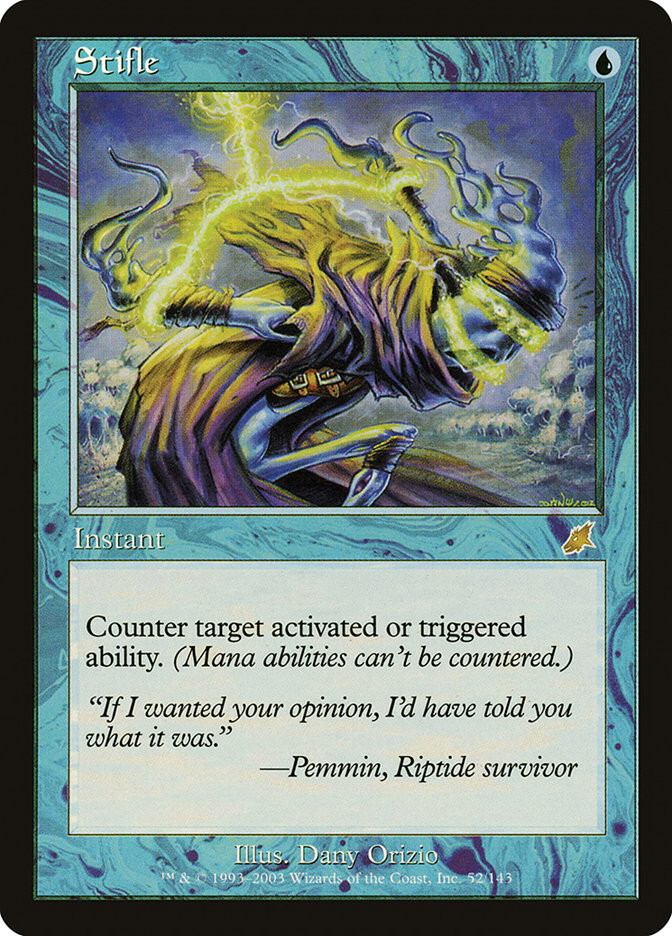 MTG - Stifle - Scourge - NM - Vintage