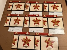 Dubuque Star Beer Carboard 6 Pack Holders (8)