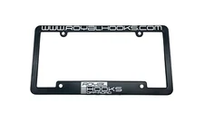 License Plate Frame (Royal Hooks) Black