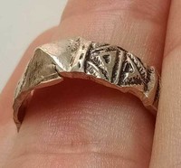 Ancient Silver Legionary Roman Ring Amazing Ring Quality