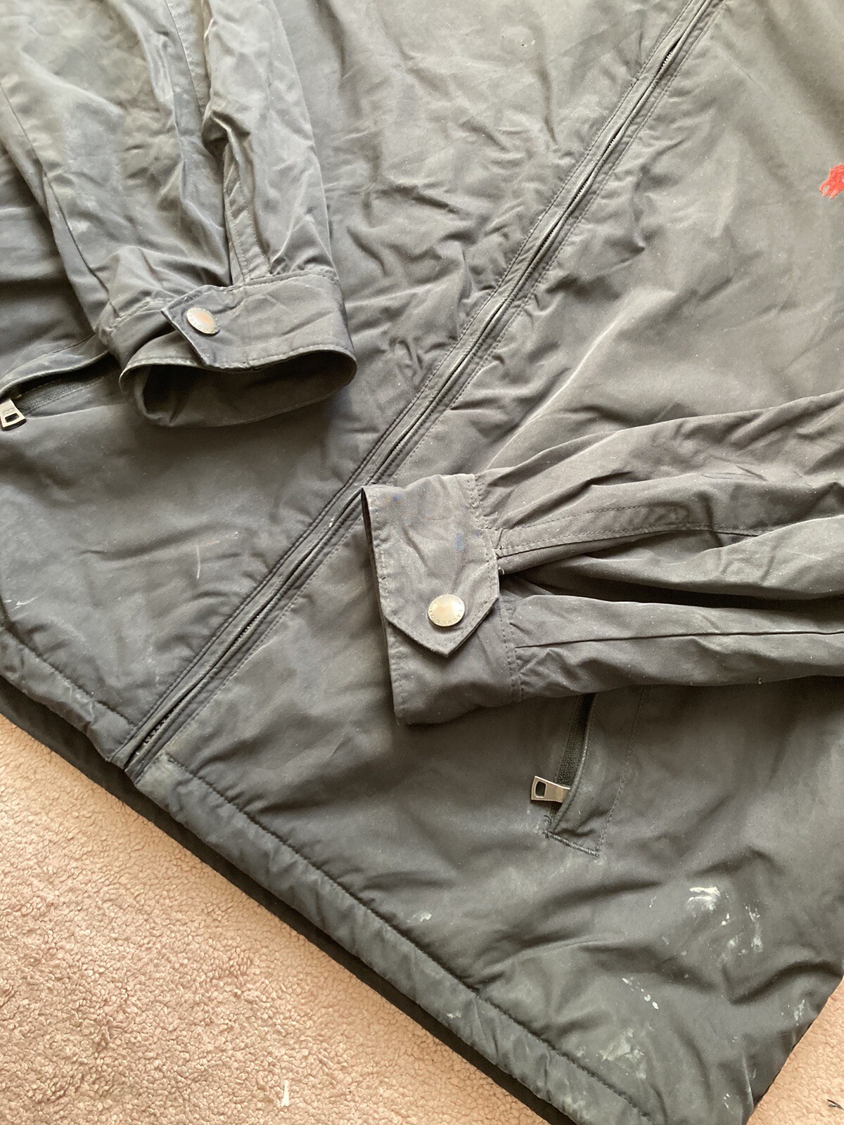 Polo Ralph Lauren Mens Size XL Full Zip Fleece Lined Hood Jacket Polo