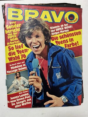 Bravo 20/1976, Joanna Lumley, alle Seiten sind  gut ause Umschlag