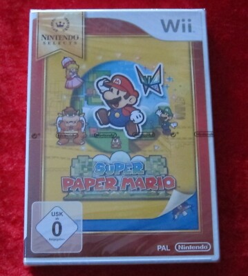 Super Paper Mario, Nintendo Selects Wii Spiel, Neu, deutsche Version