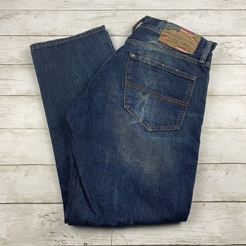 Mens Slouch Fit Jeans Size 