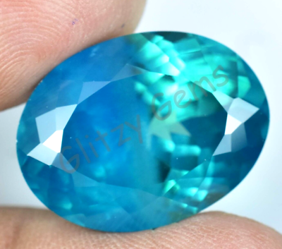 Pierre Alexandrite Naturelle 40 Carats - Ovale - Change De Couleur - Certifiée GIR - Non Traitée - Inde