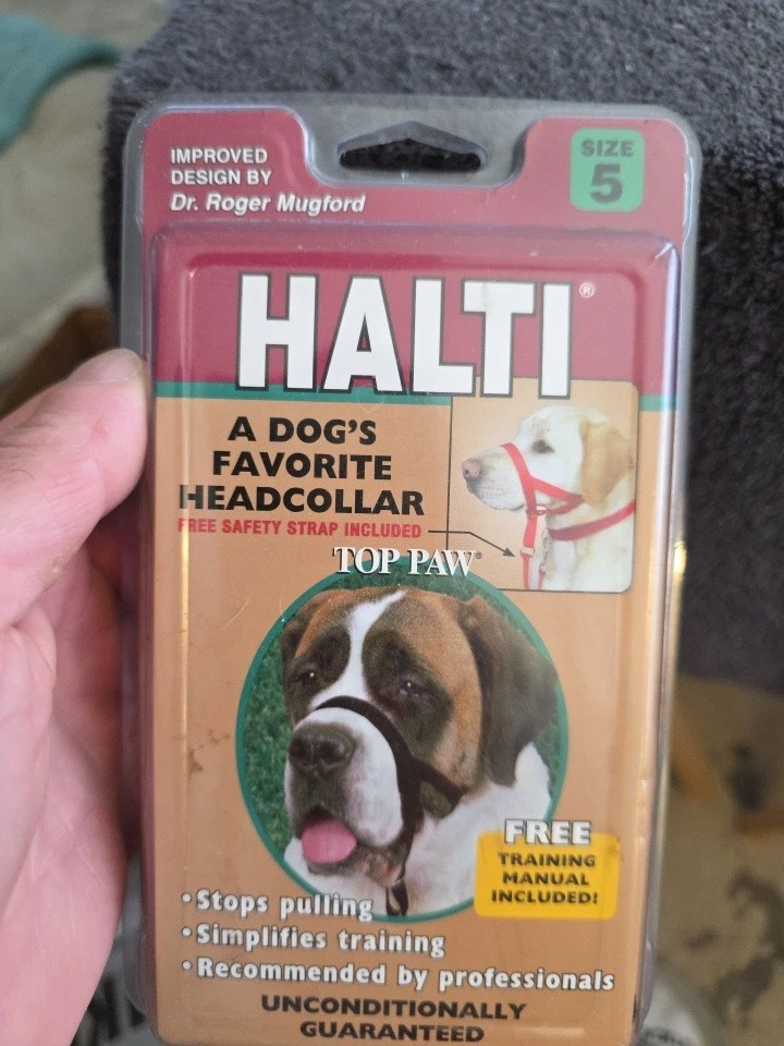 Collar favorito de un perro Halting talla 5 correa de seguridad gratuita incluida Foto 2 de 4
