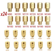 24Pcs Carburetor Main Jet Kit For Mikuni VM TM Carb #90 #320 Jets Motorcycle UK